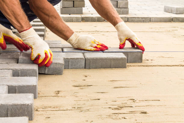 Driveway paver landscaping integration